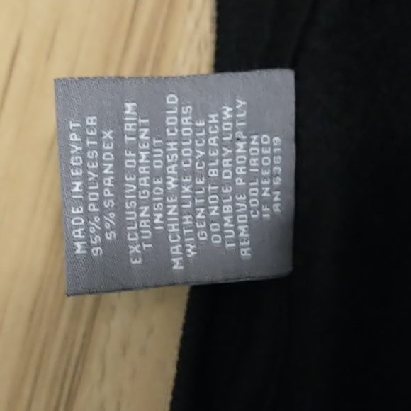 Daisy Fuentes Medium Long Sleeve Sweat Shirt Black - Picture 8 of 9